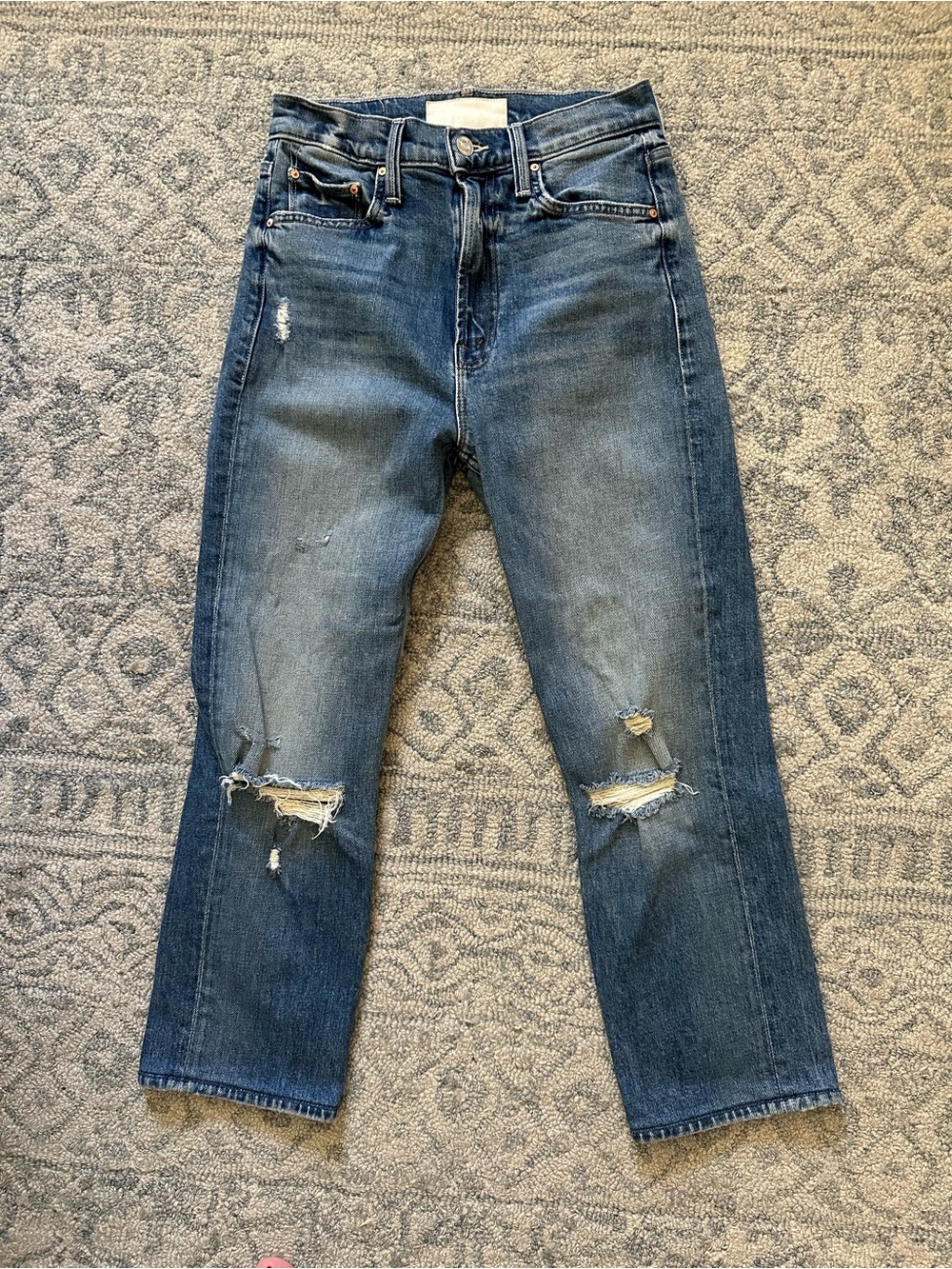 Mother Superior High Wasted Rider Ankle jeans size 25